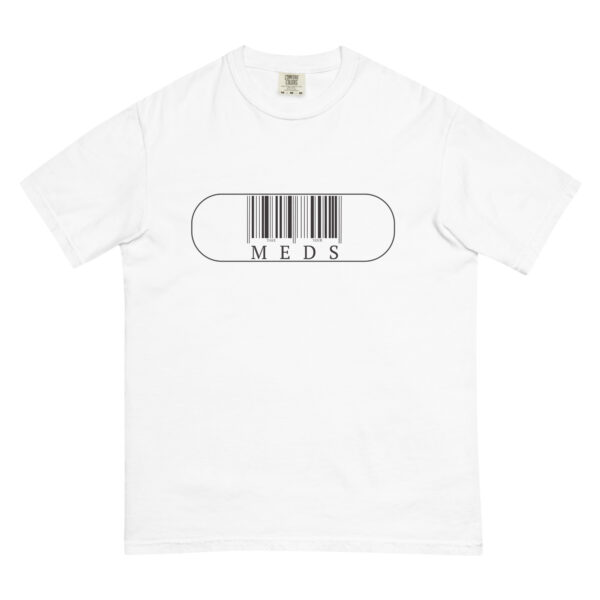 “Take Your Meds” Barcode T-Shirt - Image 2